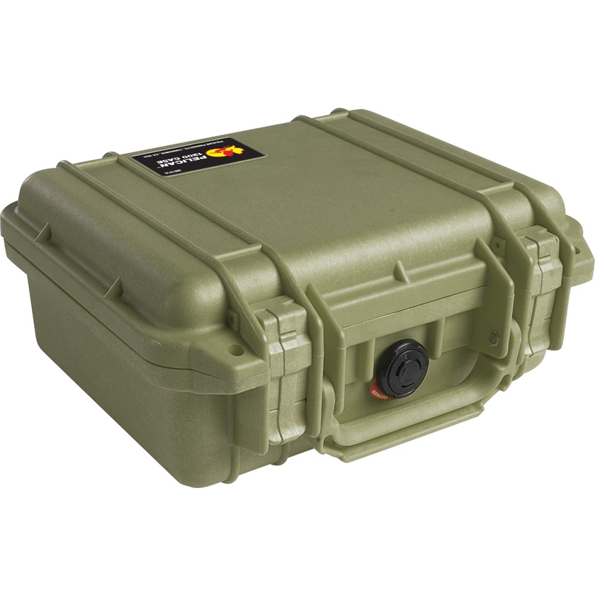 Pelican 1200 Case (Olive Drab Green, No Foam)