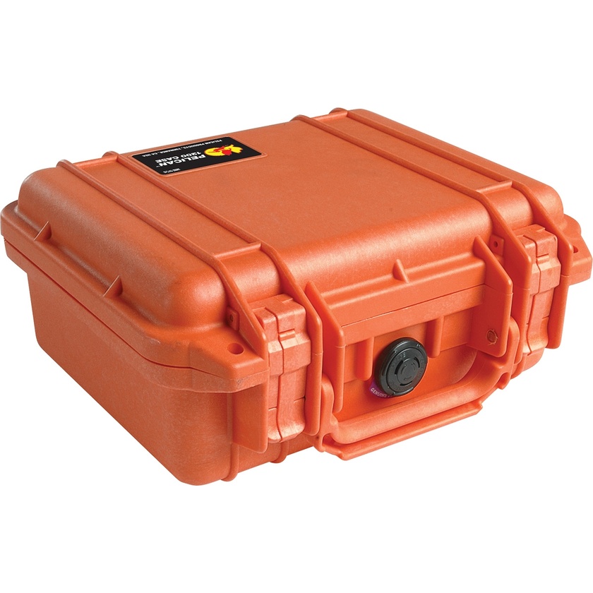 Pelican 1200 Case (Orange, No Foam)