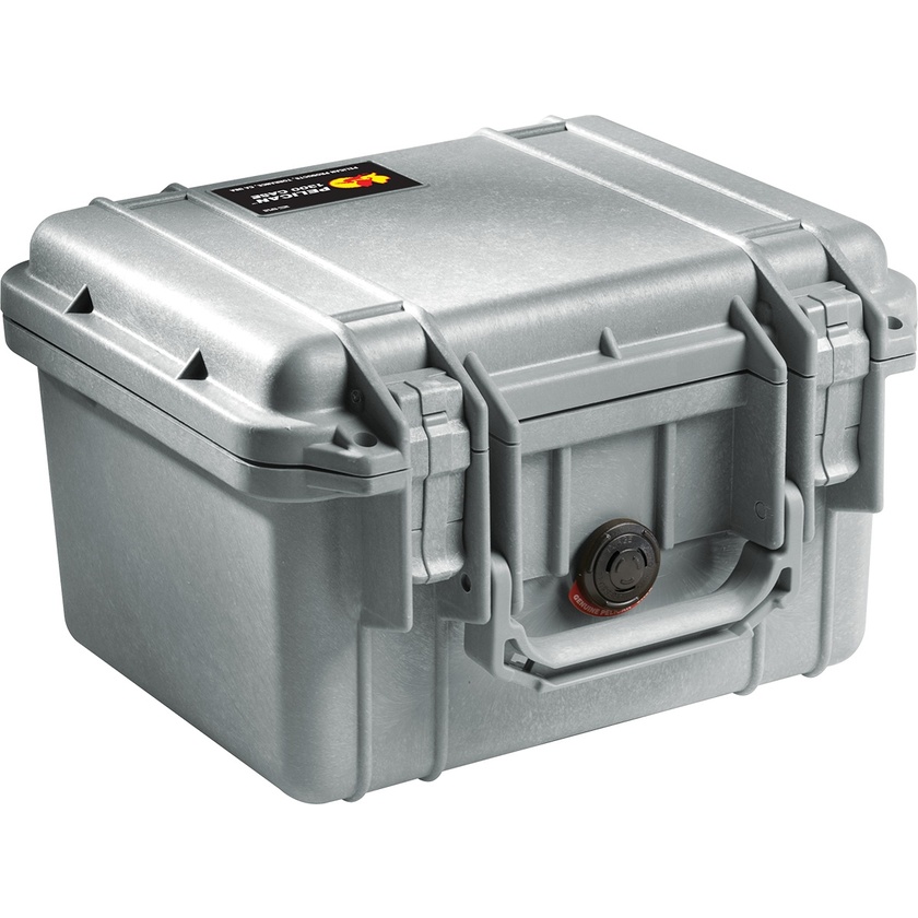Pelican 1300 Case (Silver, No Foam)