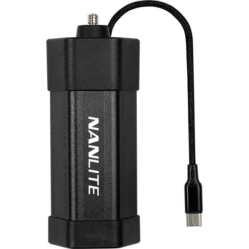 Nanlite PavoTube II 6C NP-F Battery Grip with USB-C Cable