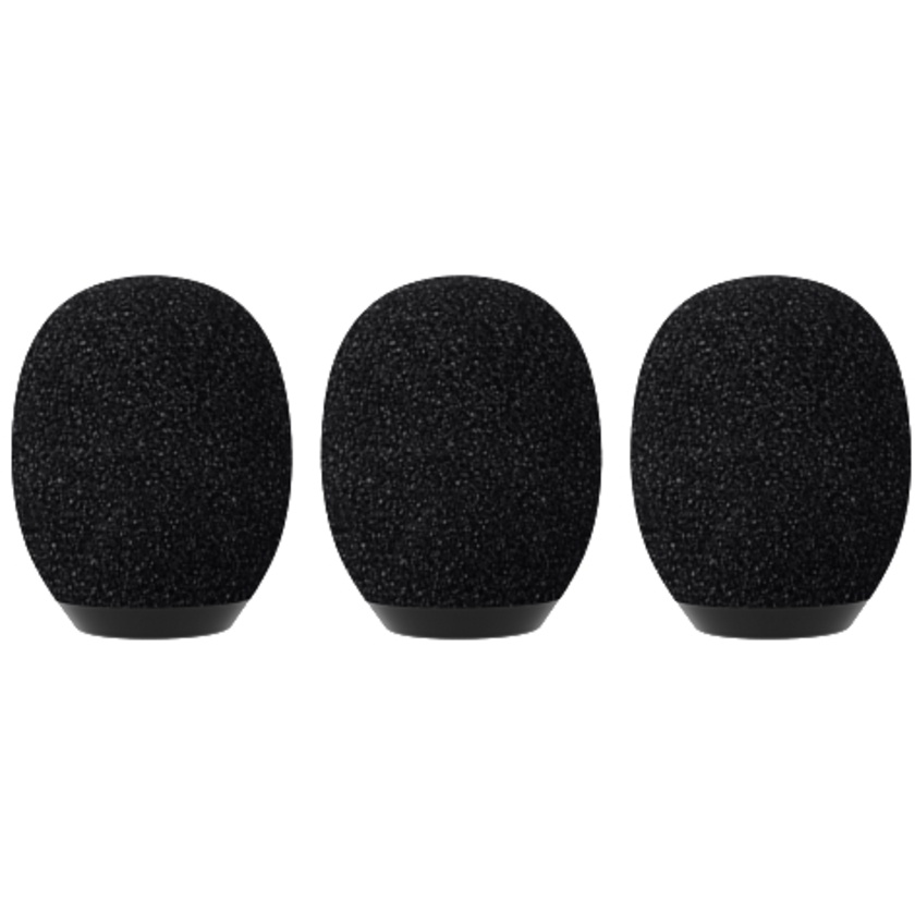 CKMOVA Foam Windshield for LCM2/LCM6 Lavalier Microphones (3 Pack)