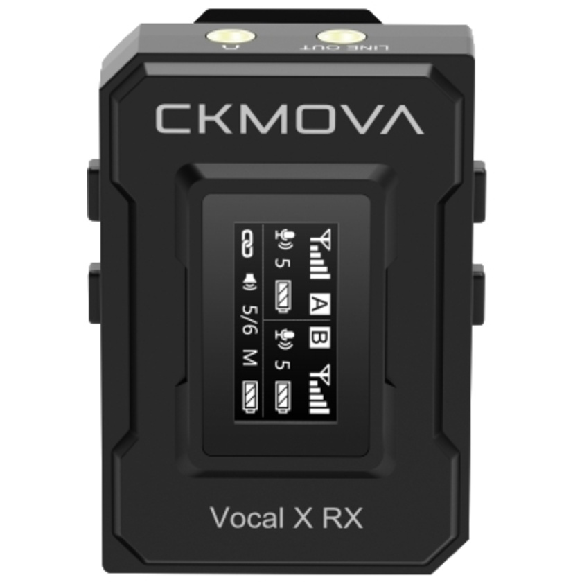 CKMOVA Vocal X RX Receiver with TRRS and TRS Output Cable