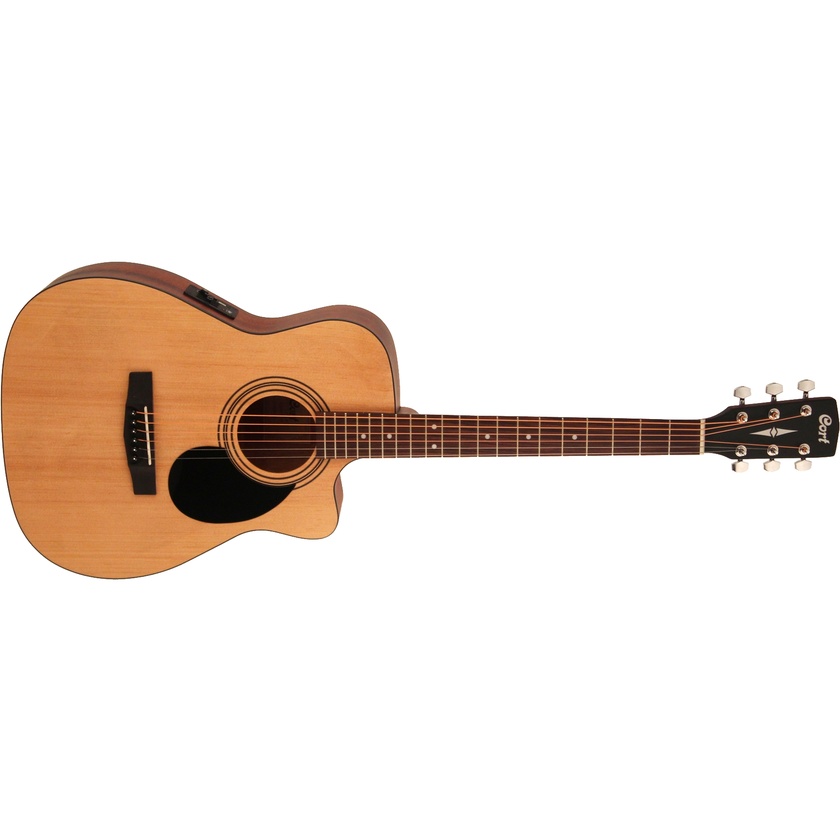 Cort AF515CE Acoustic-Electric Guitar with Bag (Open Pore)