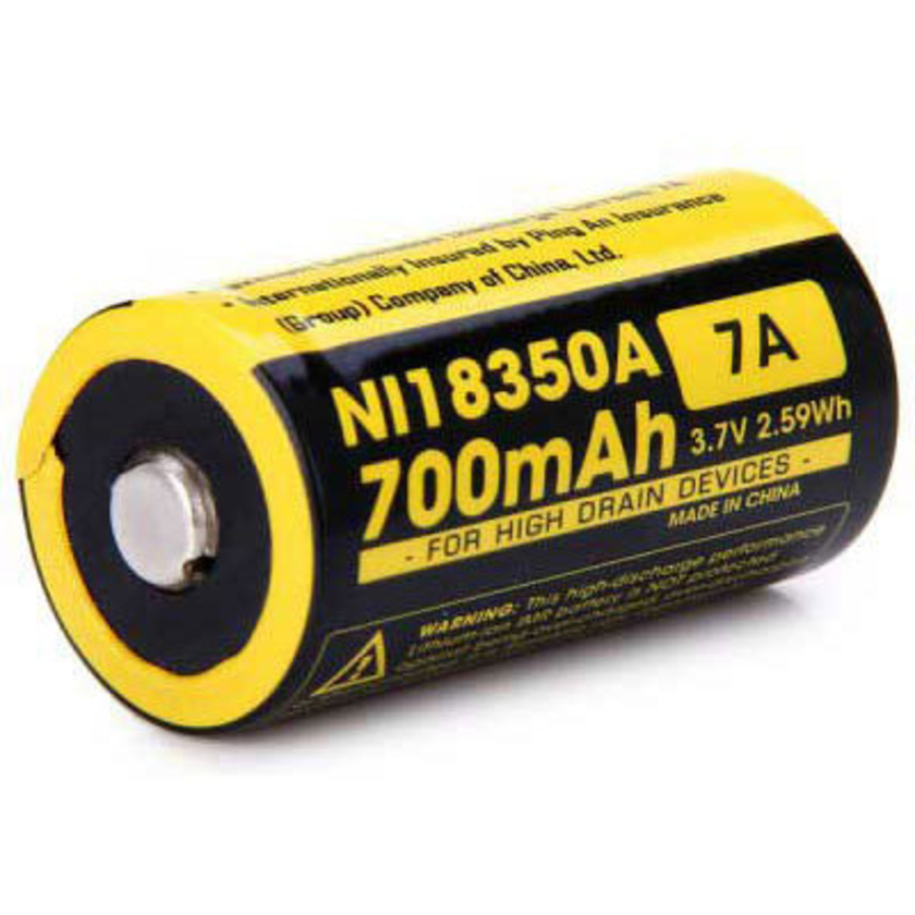 NITECORE NI18350A Button Top Battery