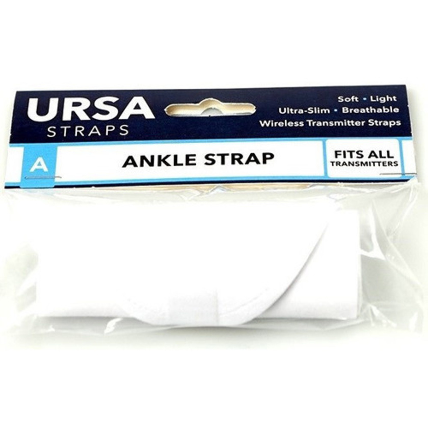 Ursa Ankle Strap for Wireless Transmitters (White)