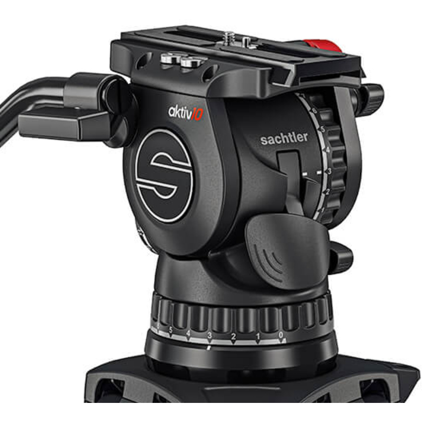 Sachtler aktiv10 Sideload Fluid Head with SpeedLevel and SpeedSwap Technology