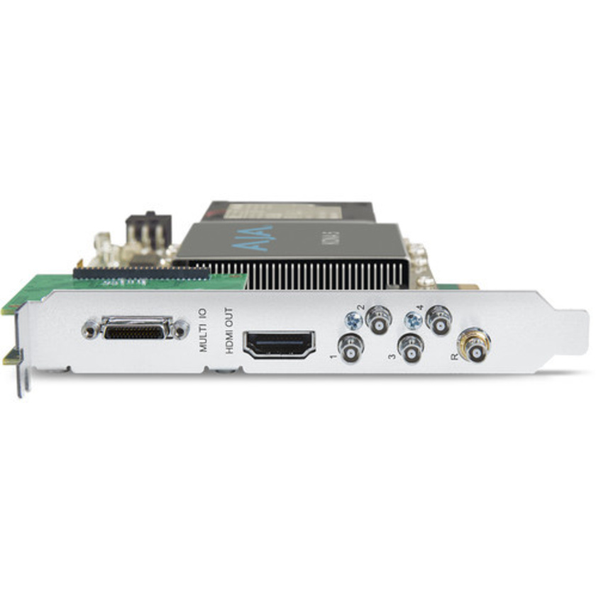 AJA 12G-SDI I/O, 10-Bit PCIE Card, HDMI 2.0 Output W/ HFR Support (ATX Power With No Cable)