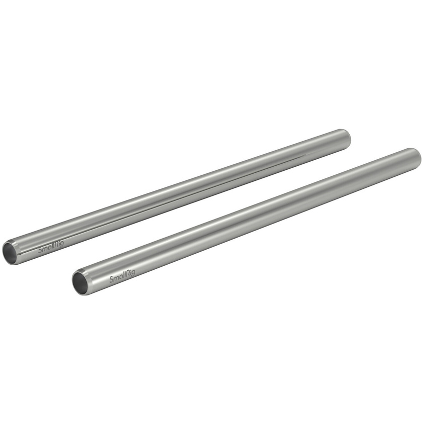 SmallRig 15mm Stainless Steel Rod - 30cm 12" (2pcs)