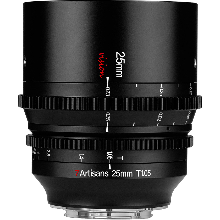 7Artisans 25mm T1.05 Vision Cine Lens (RF Mount)