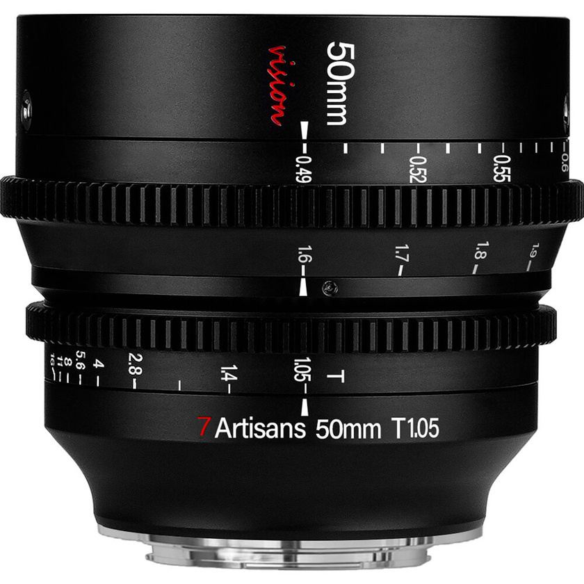 7Artisans 50mm T1.05 Vision Cine Lens (L Mount)