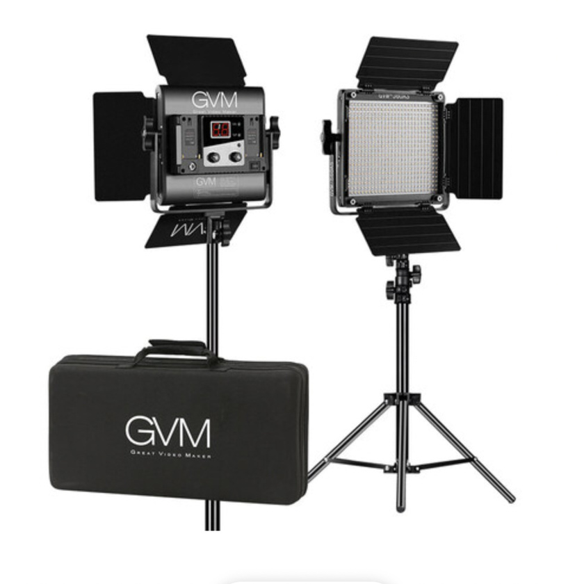 GVM 560AS Bi-Colour LED 2-Panel Kit with Softbox