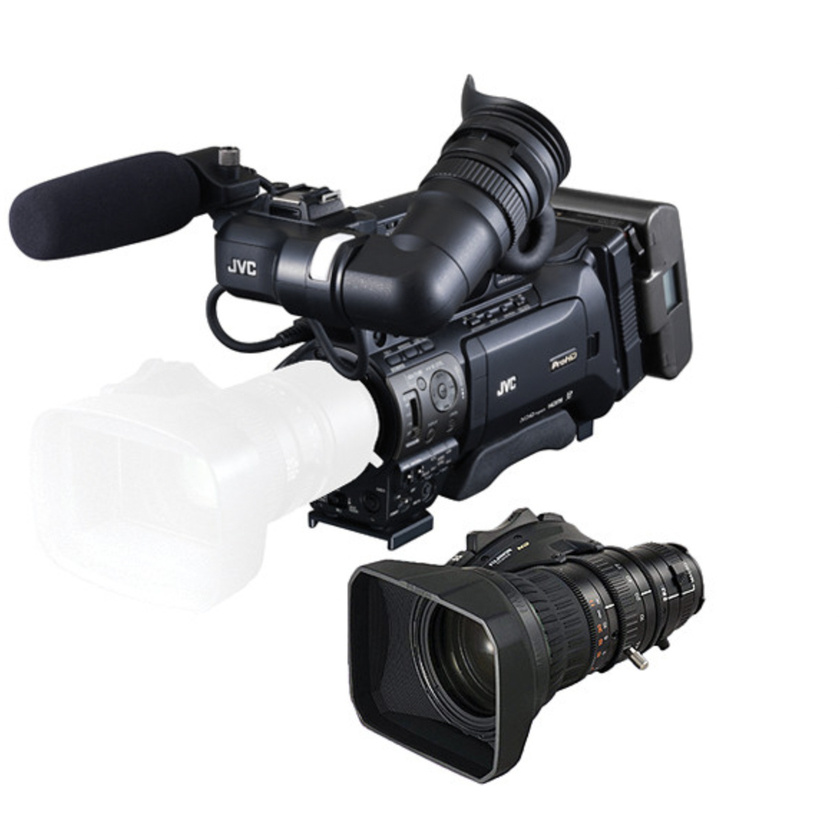 JVC ProHD Camcorder With Fujinon 20x Zoom Lens