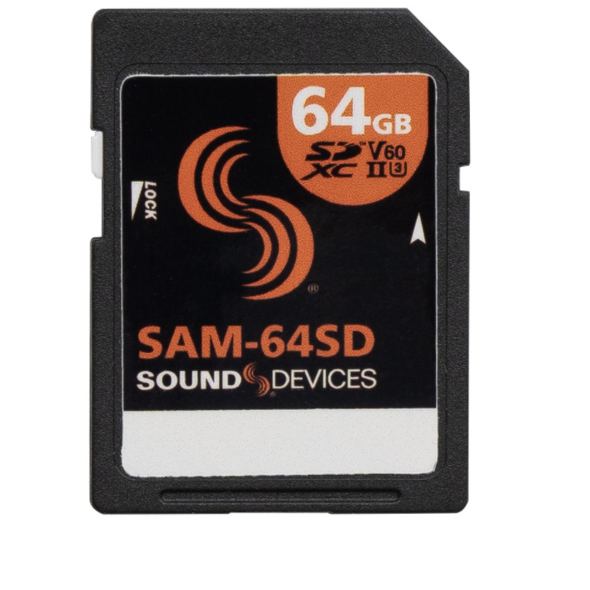 Sound Devices 64GB SDXC SD Card