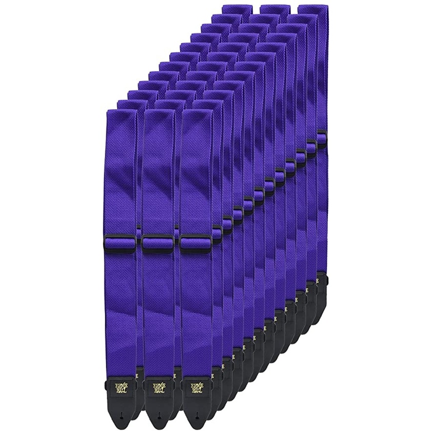 Ernie Ball Assorted Polypro Guitar Straps 36 Pack
