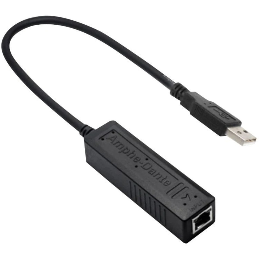 Amphenol Amphe-Dante Series USB to RJ45 Cable (Black)
