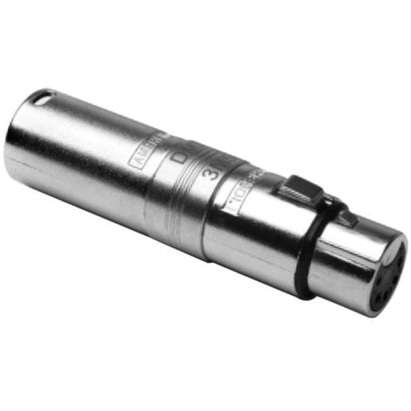 Amphenol XLR Series 3 Pin In-Line Cable Connector (Silver Plating, Nickel)
