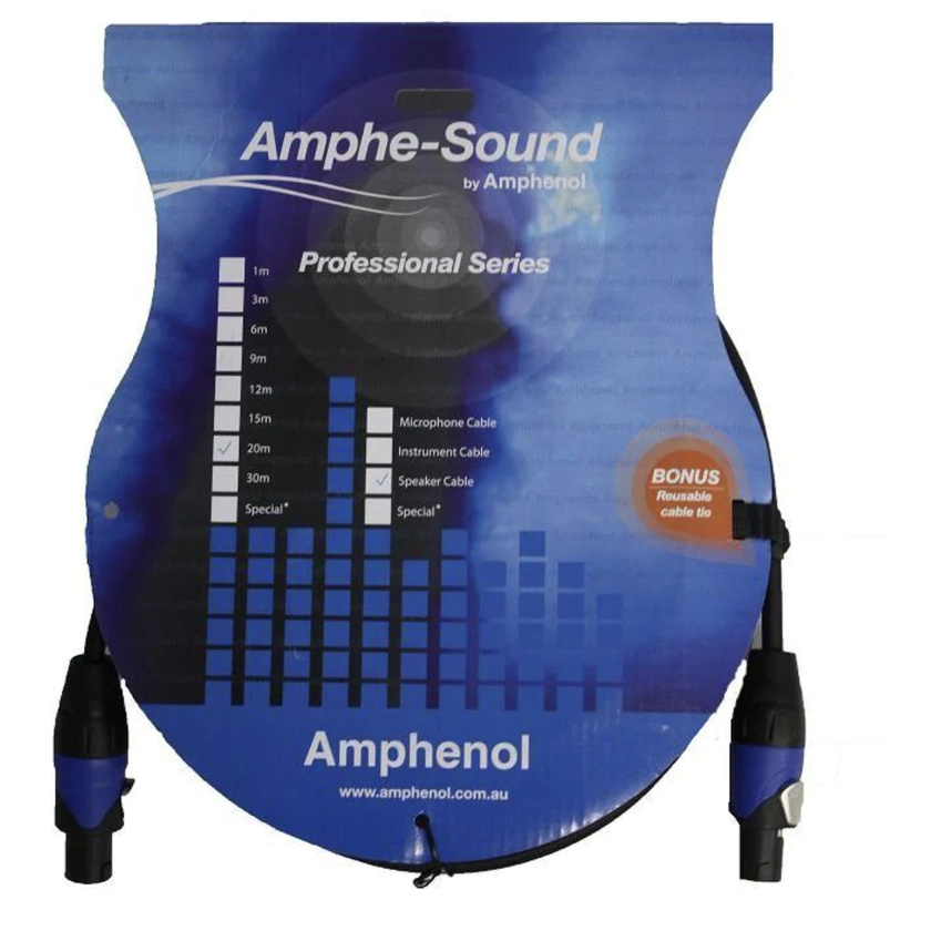Amphenol SP Series Speakon To Speakon Speaker Cable (5m)