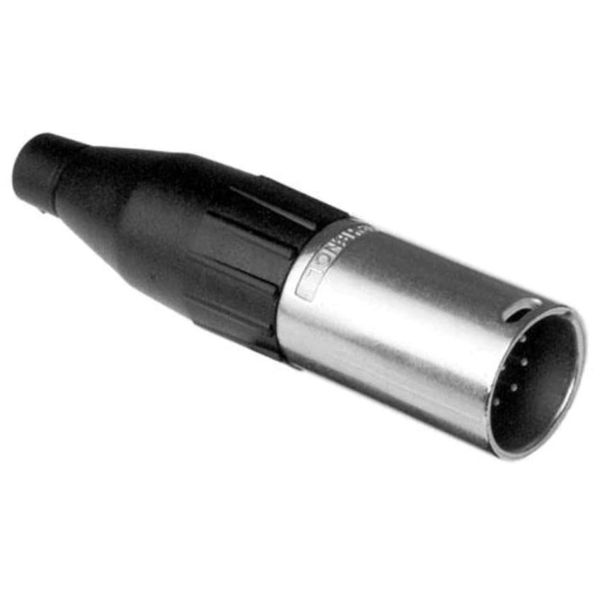 Amphenol AC Series 7 Pin XLR Cable Connector (Silver Plating, Male, Nickel)