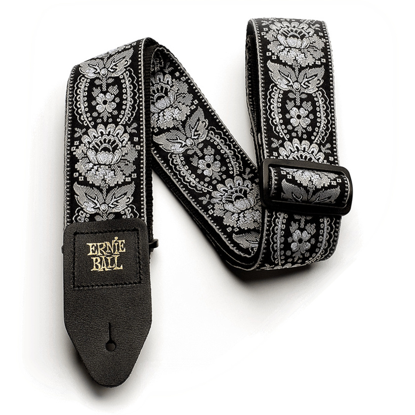 Ernie Ball Jacquard Guitar Strap - Silver Orleans