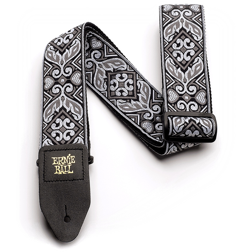 Ernie Ball Jacquard Guitar Strap - Tribal Silver