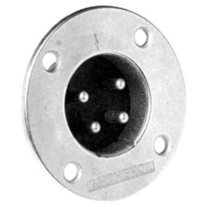 Amphenol EP Series Chassis Connector (4 Pole, 14 Pin, Silver)