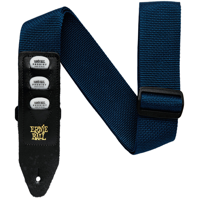 Ernie Ball Pick Holder Guitar Strap - Navy