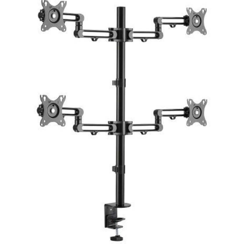 Brateck Quad Monitor Desk Mount for 17"-32" Screens