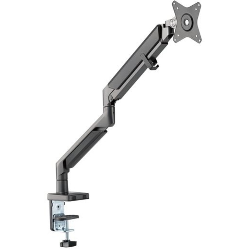 Brateck Single Monitor Arm - Polished Aluminium & Gas-Spring for 17'-32' Screens