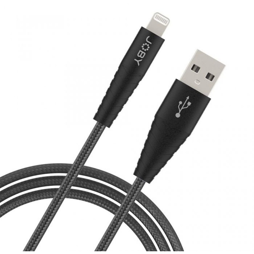 Joby Charge and Sync Lightning Cable Black (1.2m)