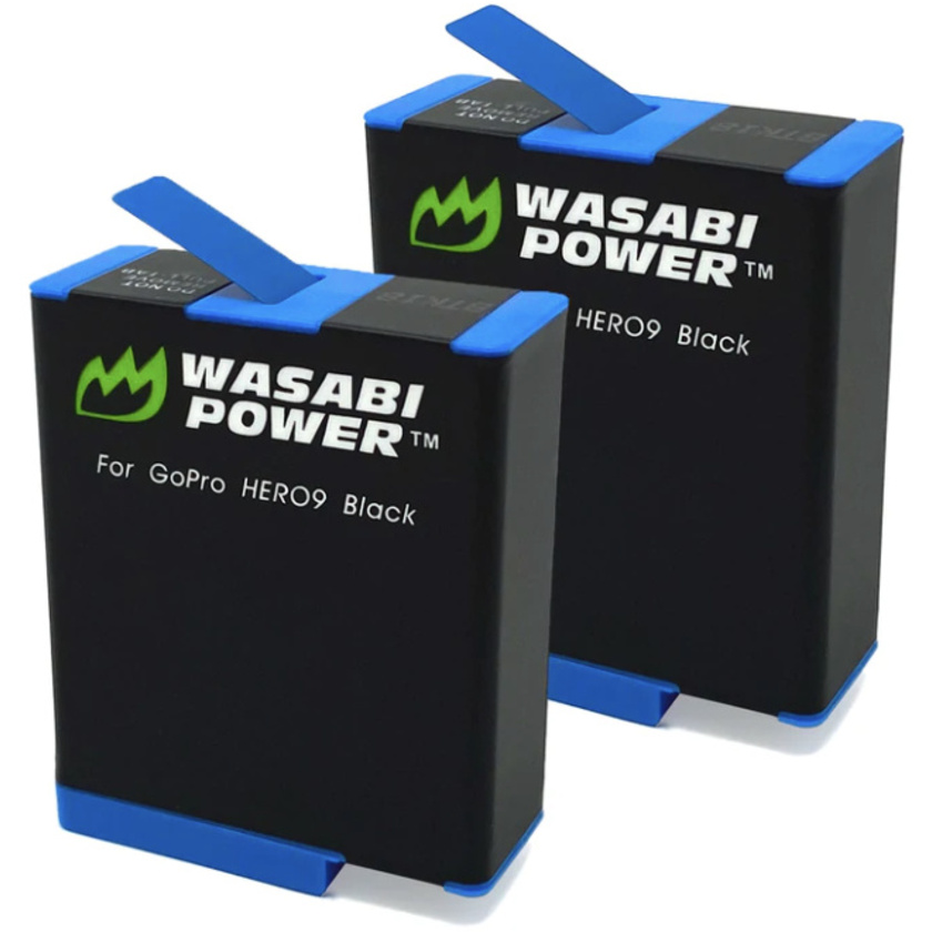 Wasabi Power GoPro Hero 9/10/11/12 Black Battery (2 Pack)