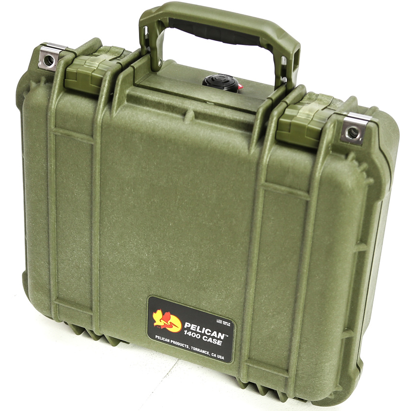 Pelican 1400 Case (Olive Drab Green, No Foam)