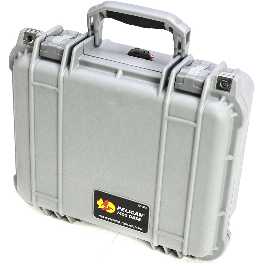 Pelican 1400 Case (Silver, No Foam)