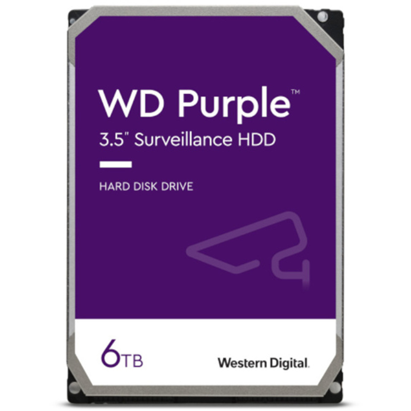 Western Digital Purple 6TB SATA 3.5" IntelliPower 128MB Surveillance HDD