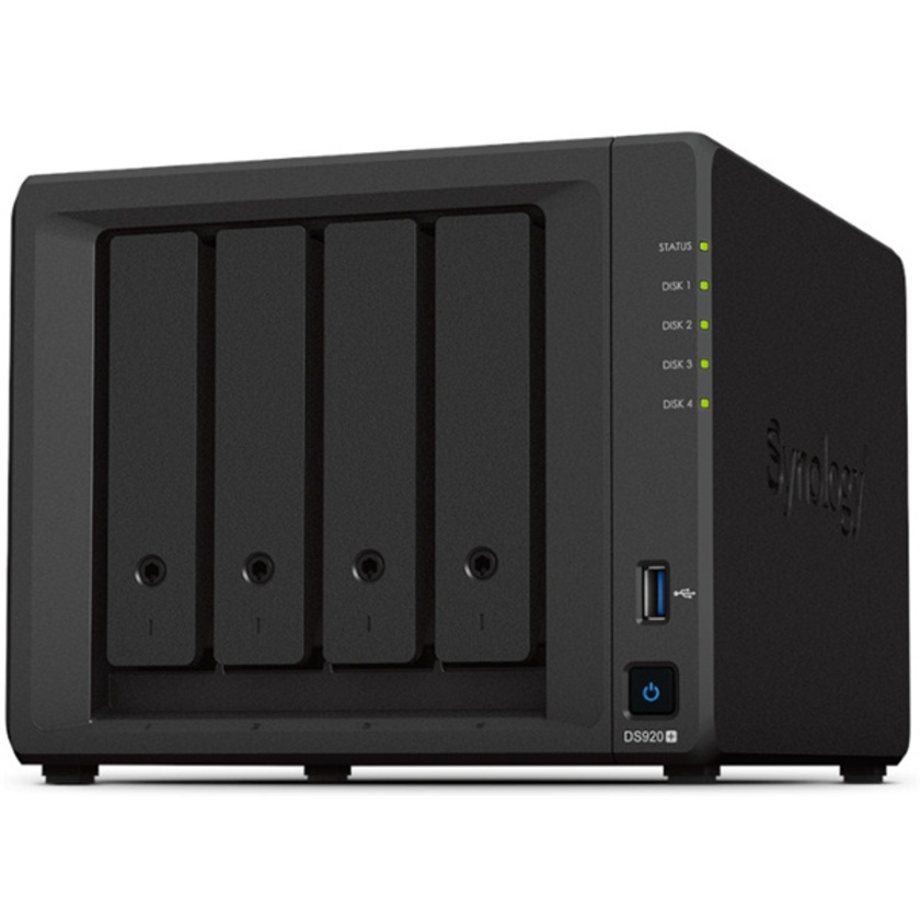 Synology DS920+ 4 Bay Celeron J4125 2.0GHz Quad Core 4GB RAM NAS
