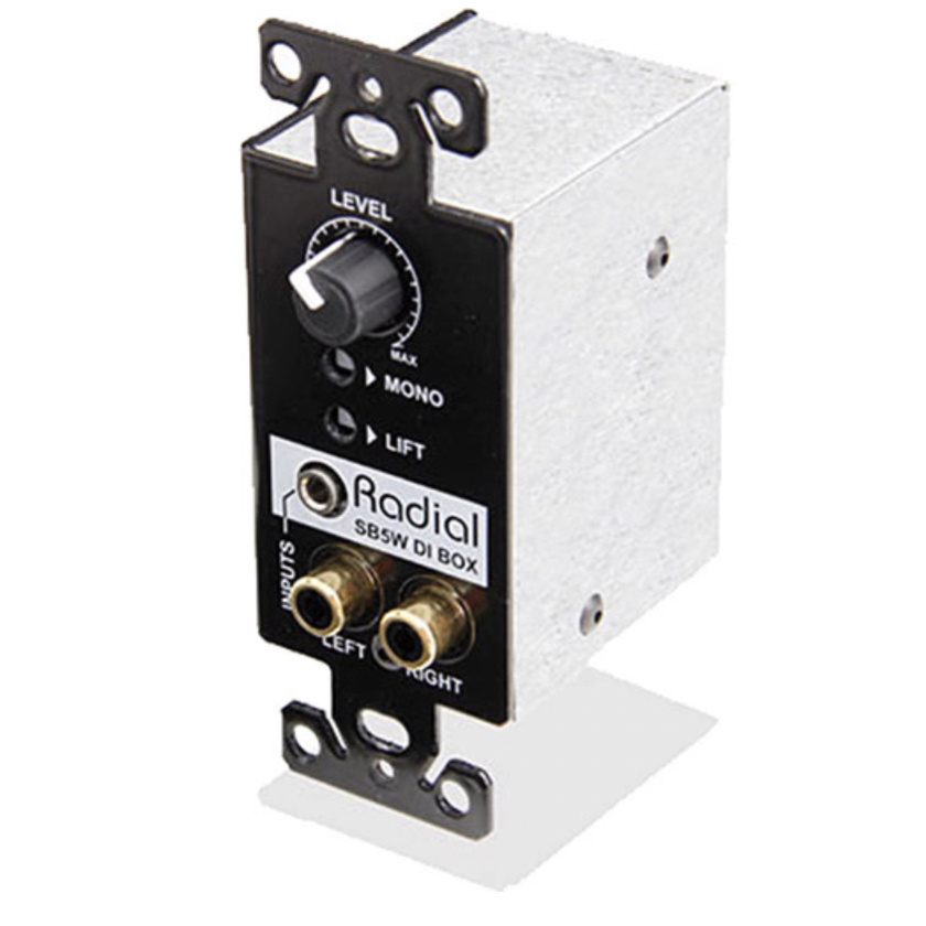 Radial Engineering StageBug SB5W Wall-Mounted Stereo Direct Box