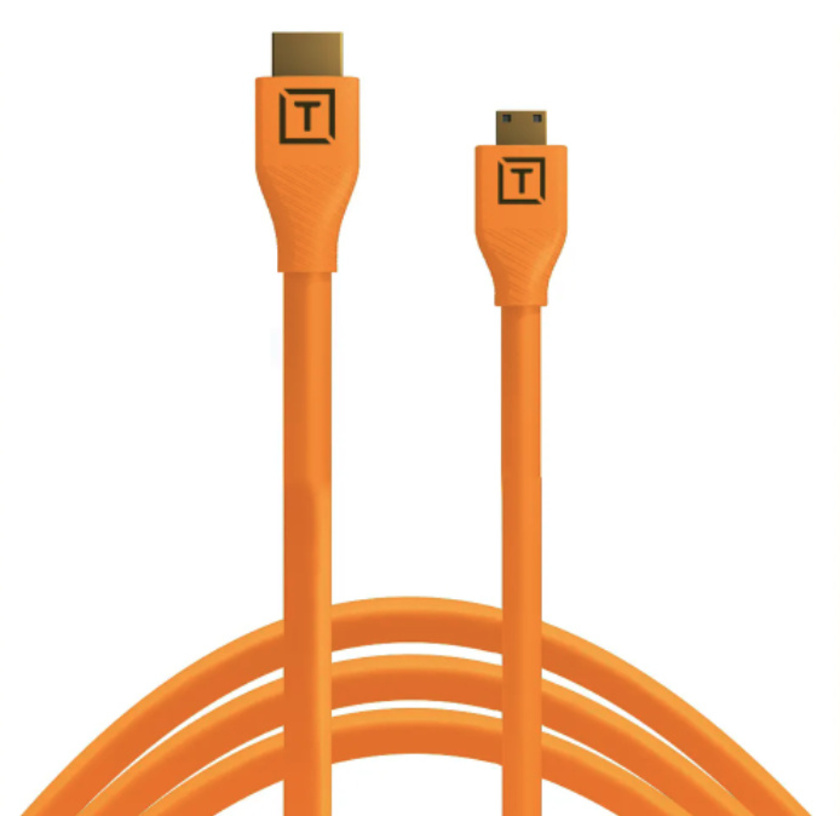 Tether Tools Tetherpro HDMI Mini 2.0 To HDMI 2.0 (4.6m, Orange)