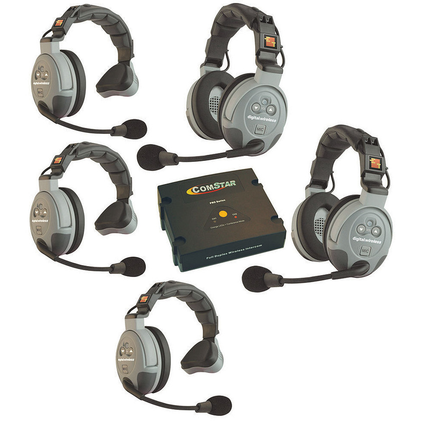 Eartec COMSTAR XT-5 5-User Full Duplex Wireless Intercom System