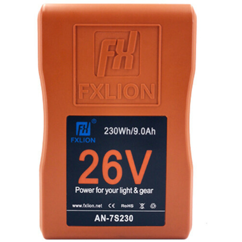 Fxlion AN-7S230 26V Lithium-Ion Battery (Gold Mount)