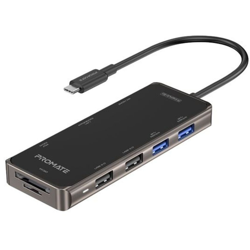 Promate 9-in-1 USB Multi-Port Hub