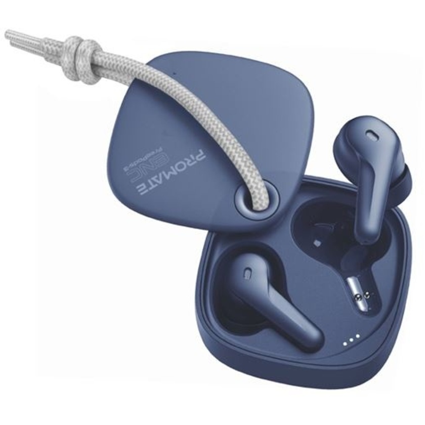 Promate FreePods 3 In-Ear HD Bluetooth Earbuds with Intellitouch (Blue)