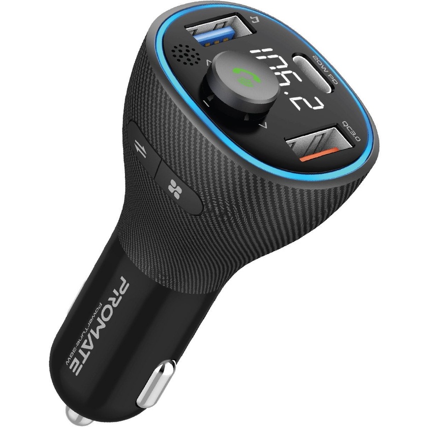 Promate PowerTune Wireless In-Car FM Transmitter
