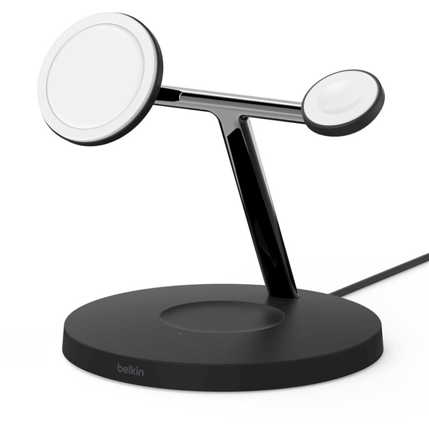 Belkin BOOST CHARGE PRO 3-in-1 15W Wireless Charger with MagSafe (Black)