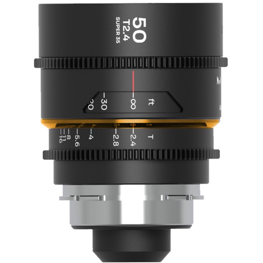 Laowa Nanomorph Anamorphic 50mm T2.4 1.5x S35 Lens (PL Default + EF Mount, Amber)