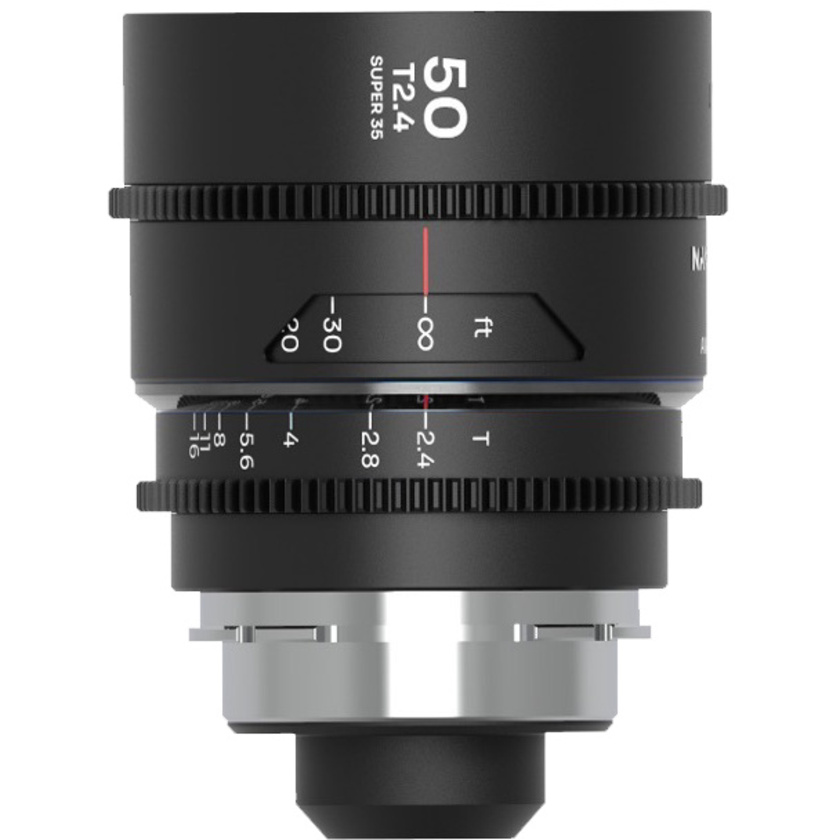 Laowa Nanomorph Anamorphic 50mm T2.4 1.5x S35 Lens (PL Default + EF Mount, Silver)