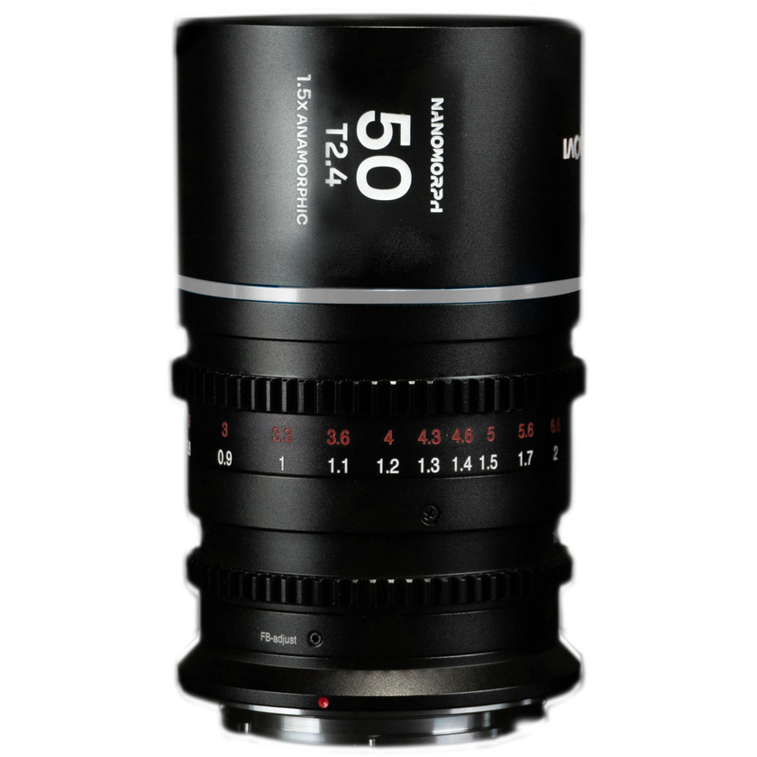 Laowa Nanomorph Anamorphic 50mm T2.4 1.5x S35 Lens (L Mount, Silver)
