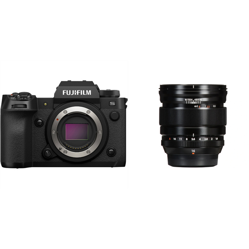 Fujifilm X-H2S Mirrorless Camera with XF 16mm F1.4 Lens Kit (Black)