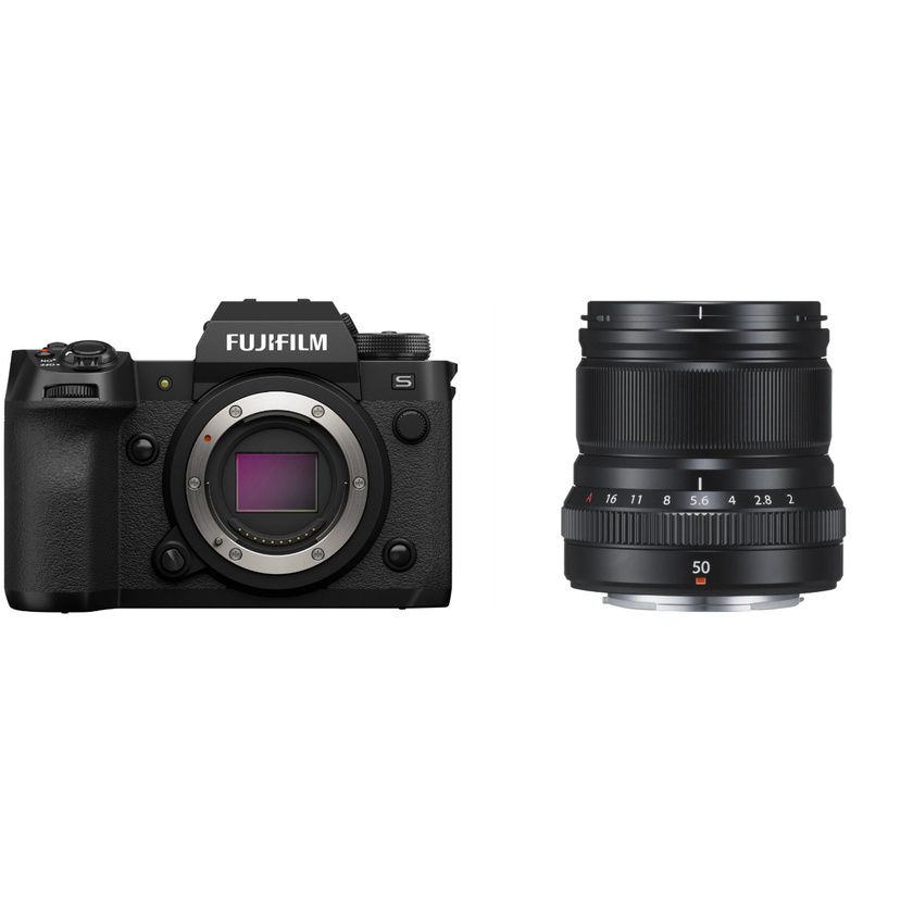 Fujifilm X-H2S Mirrorless Camera with XF 50mm Lens Kit (Black)