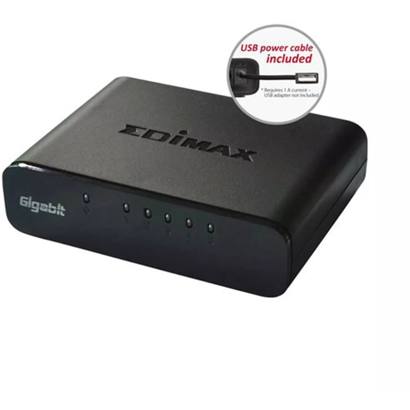 Edimax 5 Port 10/100/1000 Gigabit Desktop Switch