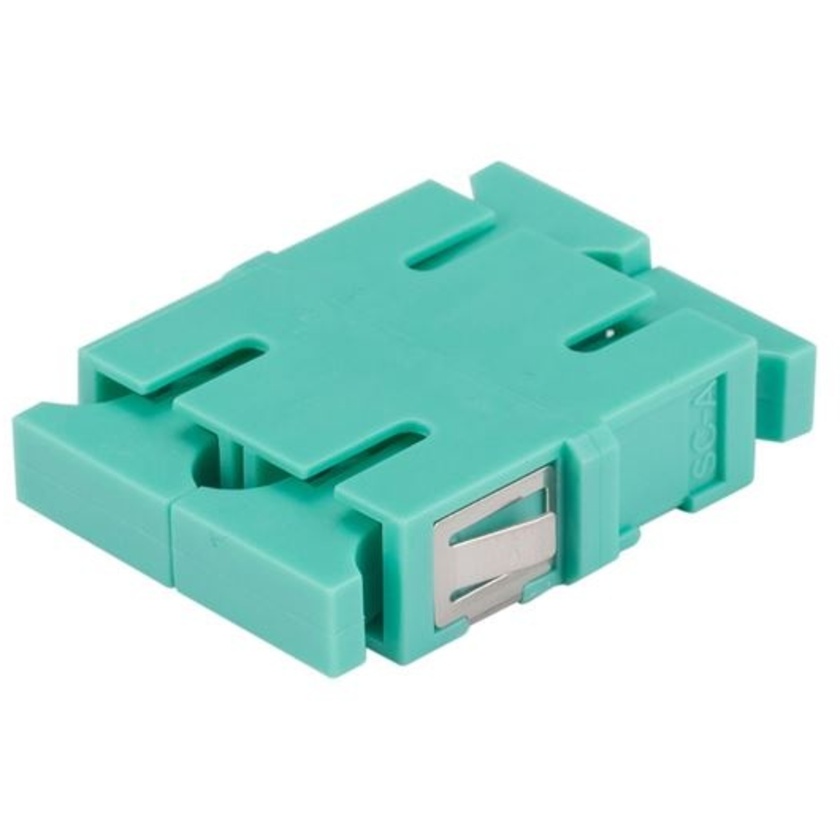Dynamix SC Duplex MM Flangeless Adapter (Aqua)
