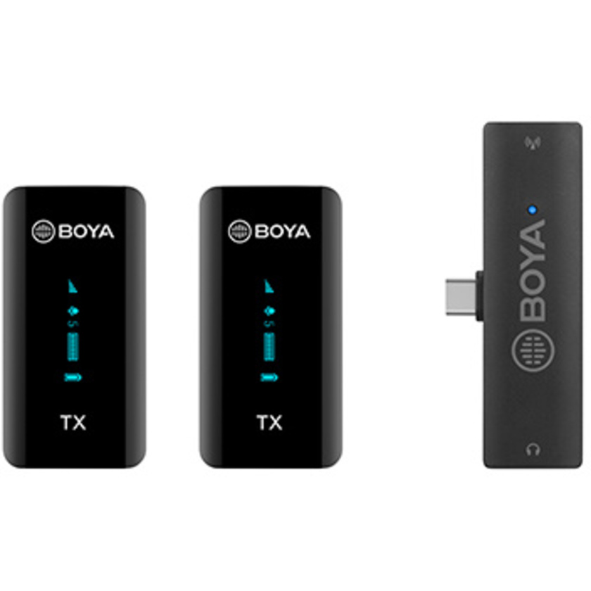 BOYA BY-XM6 S6 Ultracompact 2.4GHz Dual-Channel Wireless Microphone System